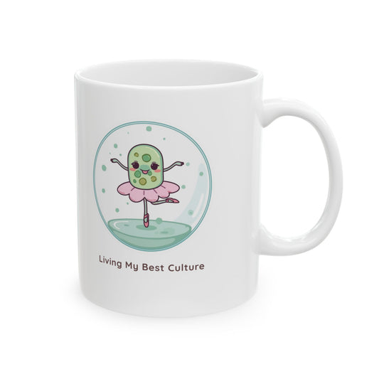 “Living My Best Culture” Mug | Biology Mug