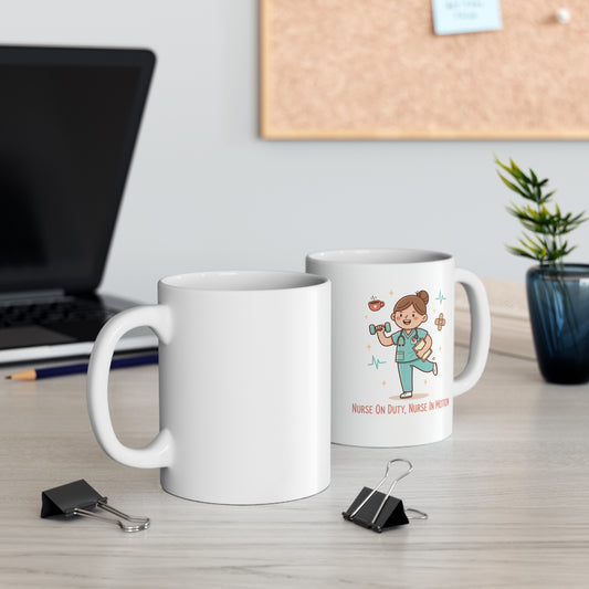 Nurse On Duty Nurse In Motion Mug