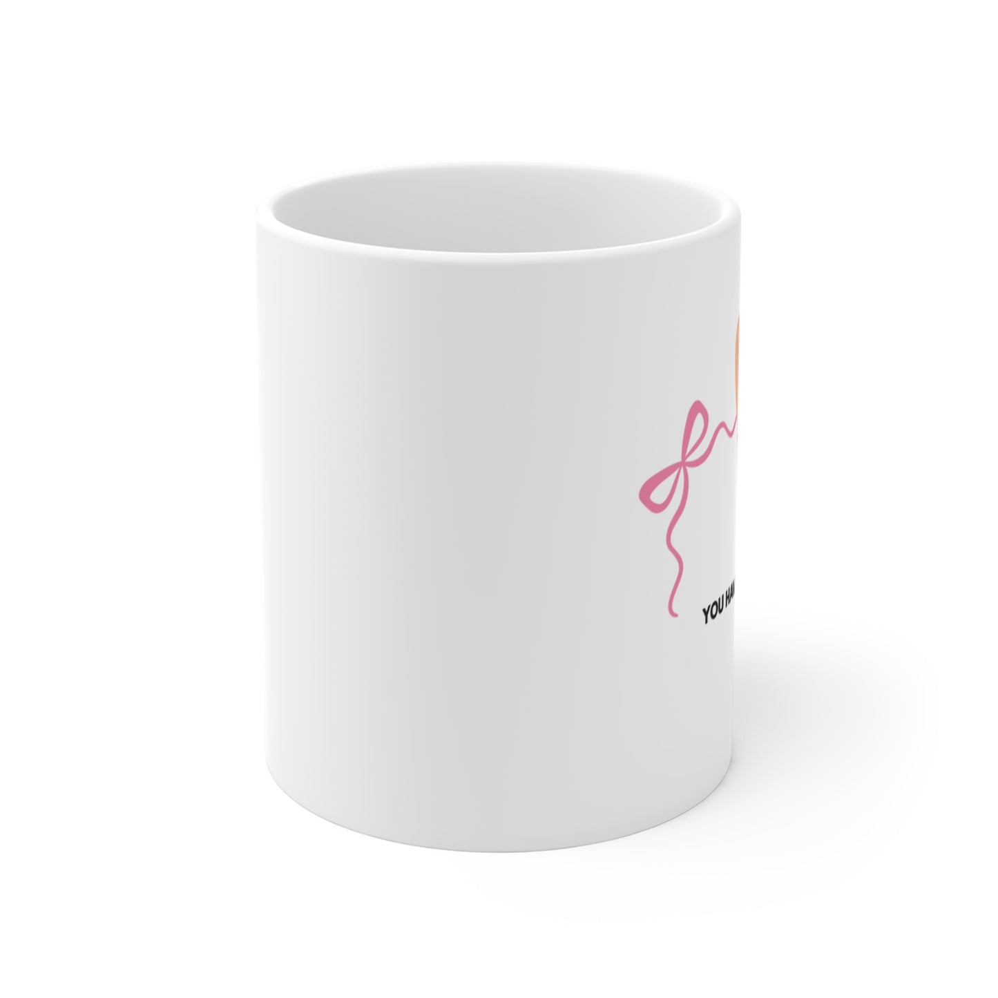 You Have All the Power Mug – Breast Cancer Awareness Support Gift with Pink Ribbon Design