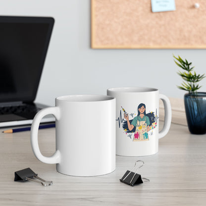 The Art of Care Mug – Multitasking Nurse & Doctor Coffee Cup for Healthcare Professionals