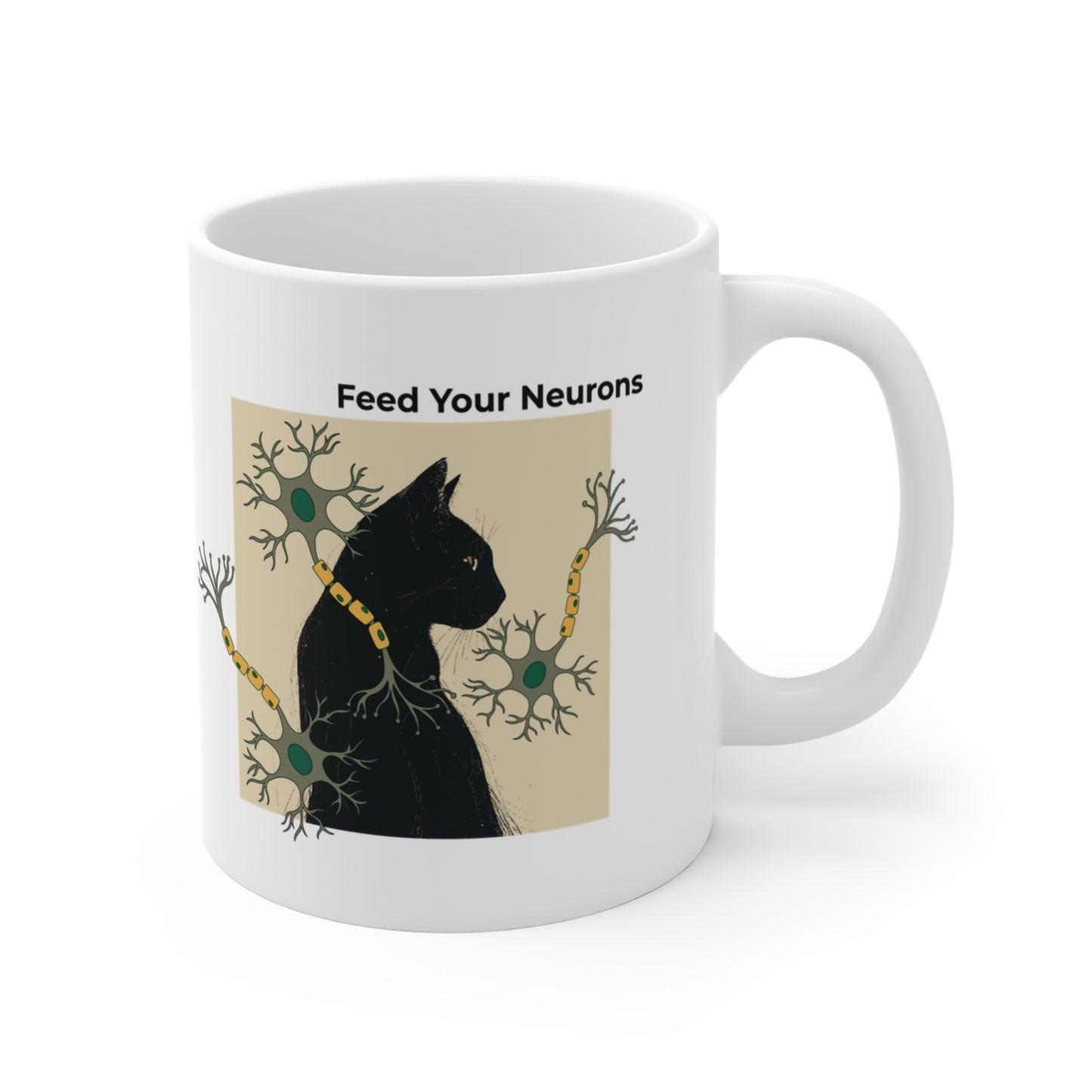 Feed Your Neurons Ceramic Mug