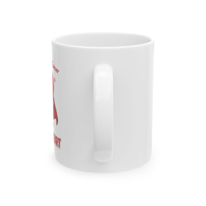Stronger Than Cancer Warrior Heart Mug – Inspirational Cancer Support Gift for Survivors & Fighters