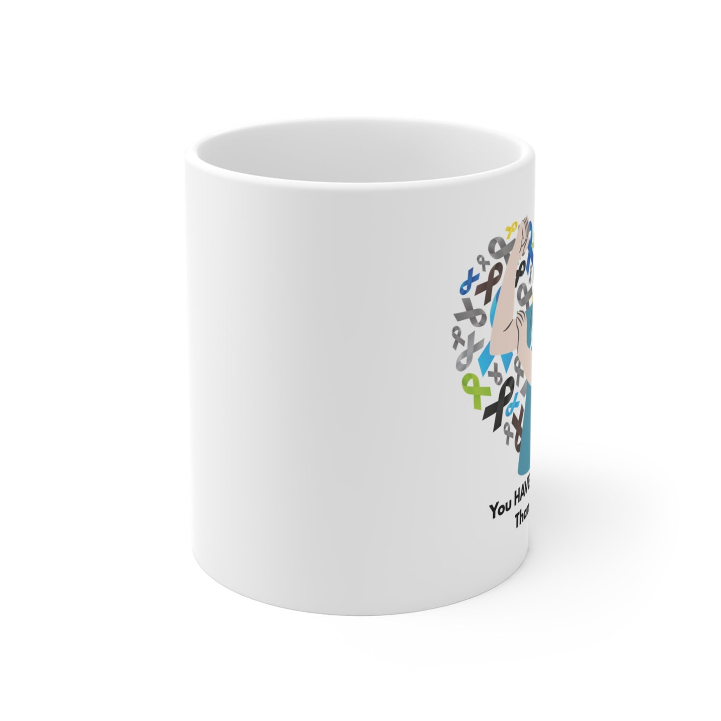 More Strength Than You Know Mug – Inspirational Cancer Awareness Support Gift