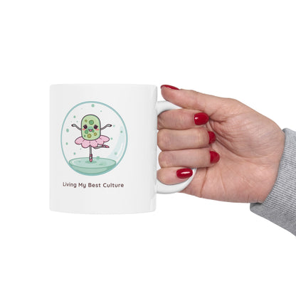 “Living My Best Culture” Mug | Biology Mug