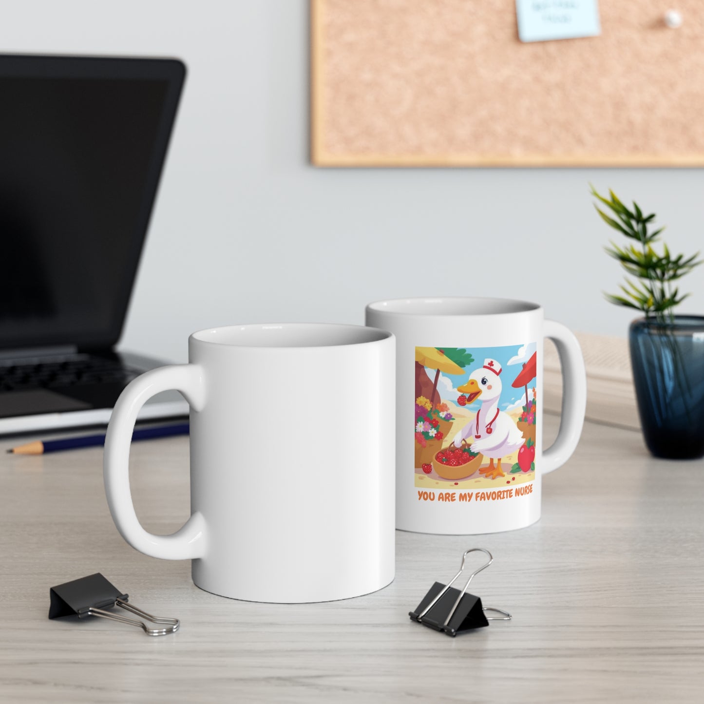 Favorite Nurse Mug – Cute Duck Appreciation Gift