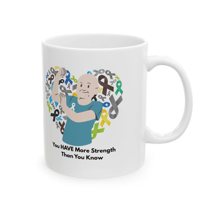 More Strength Than You Know Mug – Inspirational Cancer Awareness Support Gift