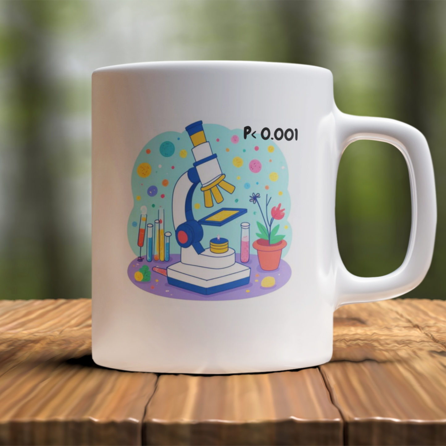 Experiments Improve with Coffee Mug – P < 0.001 Science Design