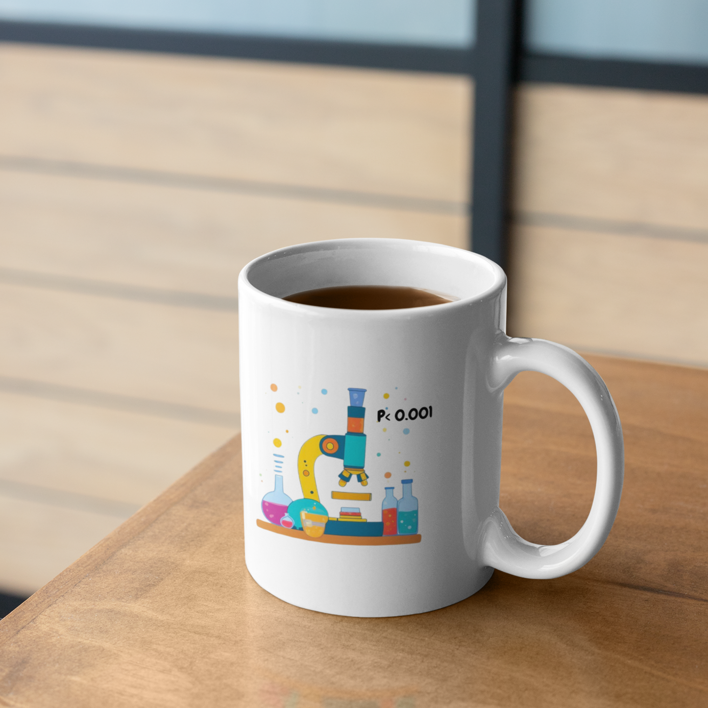 MOKA Microscope Mug – Experimental Results Improve with Caffeine