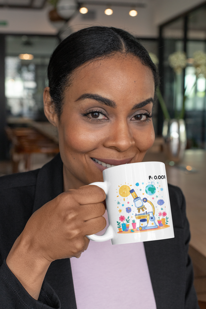 P < 0.001 Experiment Mug – Coffee Powered Science Design