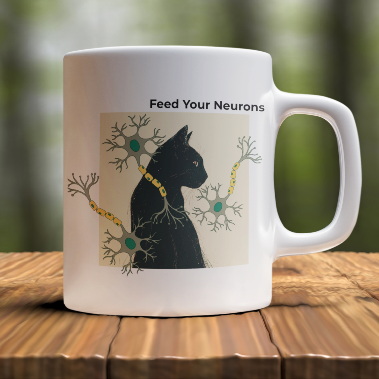 Feed Your Neurons Ceramic Mug