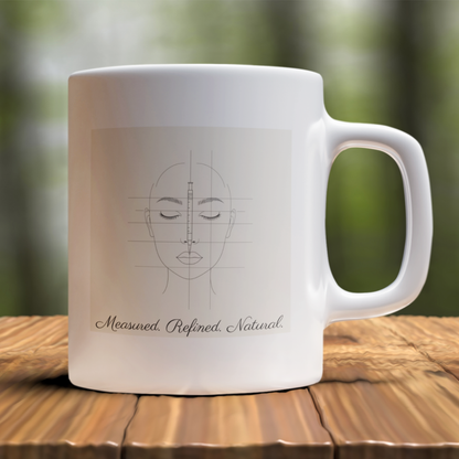 Aesthetic Medical Mug – Minimalist Facial Line Design