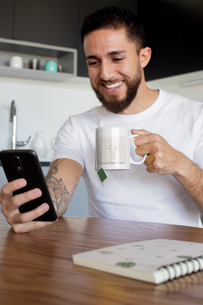 Aesthetic Medical Mug – Minimalist Facial Line Design