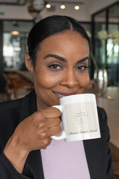 Aesthetic Medical Mug – Minimalist Facial Line Design