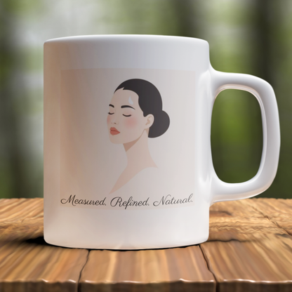 Aesthetic Beauty Mug – Minimalist Skincare Design
