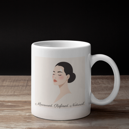 Aesthetic Beauty Mug – Minimalist Skincare Design