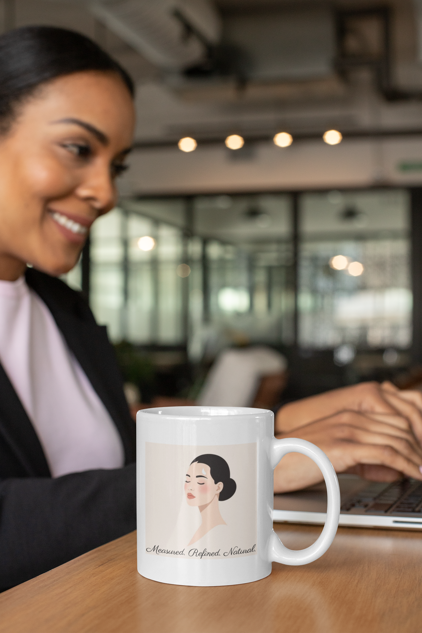 Aesthetic Beauty Mug – Minimalist Skincare Design