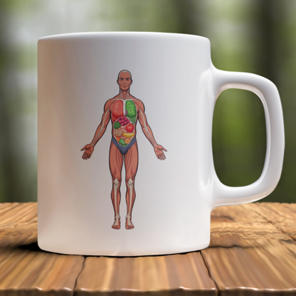 Healthy Mind Healthy Body Mug – “Mens Sana in Corpore Sano” Coffee Cup