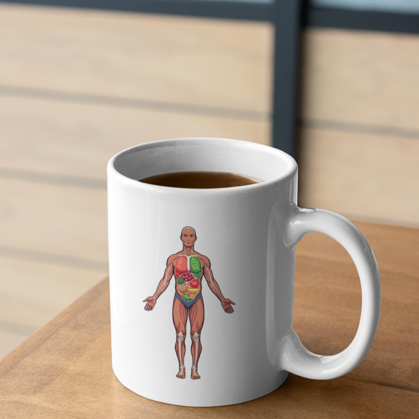 Healthy Mind Healthy Body Mug – “Mens Sana in Corpore Sano” Coffee Cup