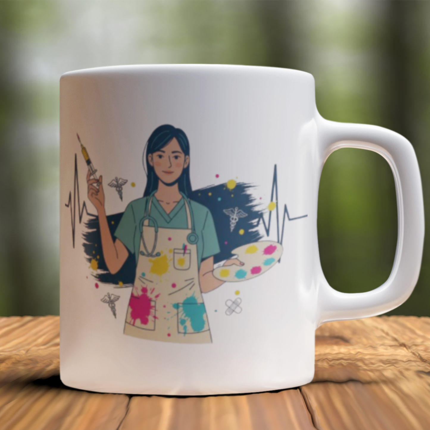 The Art of Care Mug – Multitasking Nurse & Doctor Coffee Cup for Healthcare Professionals