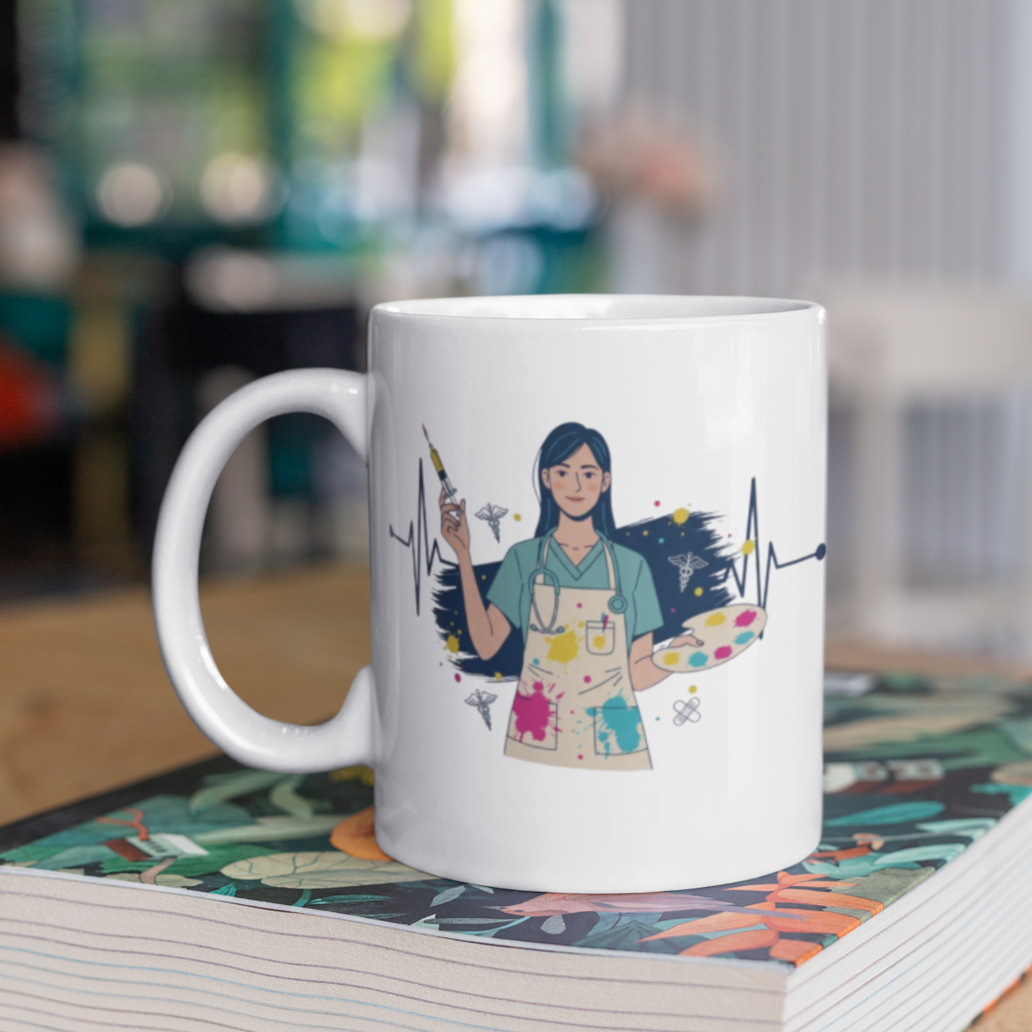 The Art of Care Mug – Multitasking Nurse & Doctor Coffee Cup for Healthcare Professionals