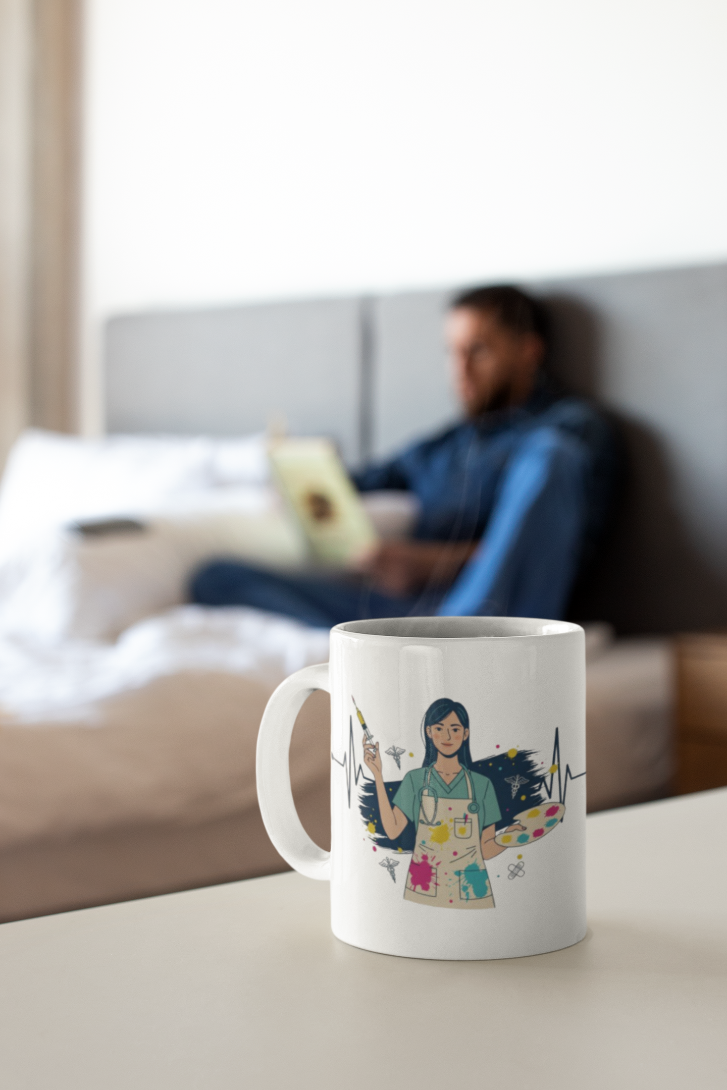 The Art of Care Mug – Multitasking Nurse & Doctor Coffee Cup for Healthcare Professionals
