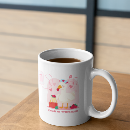 You Are My Favorite Nurse Mug – Funny Nurse Gift, Cute Nurse Appreciation Coffee Mug, Healthcare Worker Gift