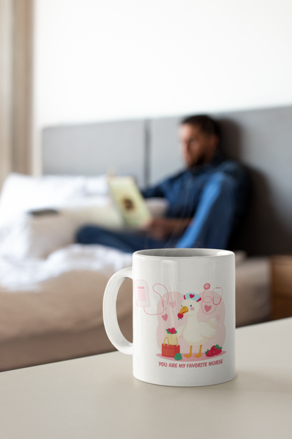 You Are My Favorite Nurse Mug – Funny Nurse Gift, Cute Nurse Appreciation Coffee Mug, Healthcare Worker Gift