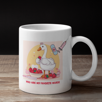 You’re My Favorite Nurse Mug – Cute Appreciation Gift Design