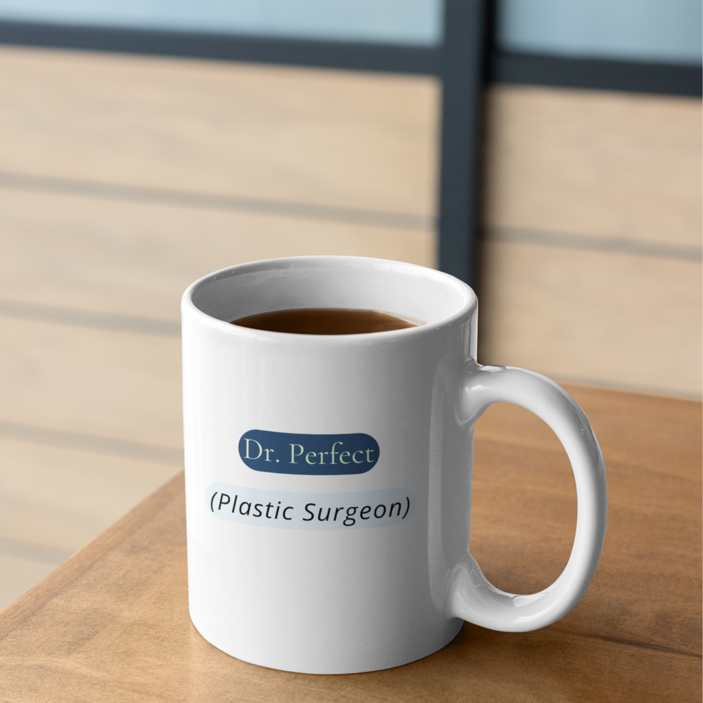 Dr. Perfect Mug – Plastic Surgeon Minimalist Design