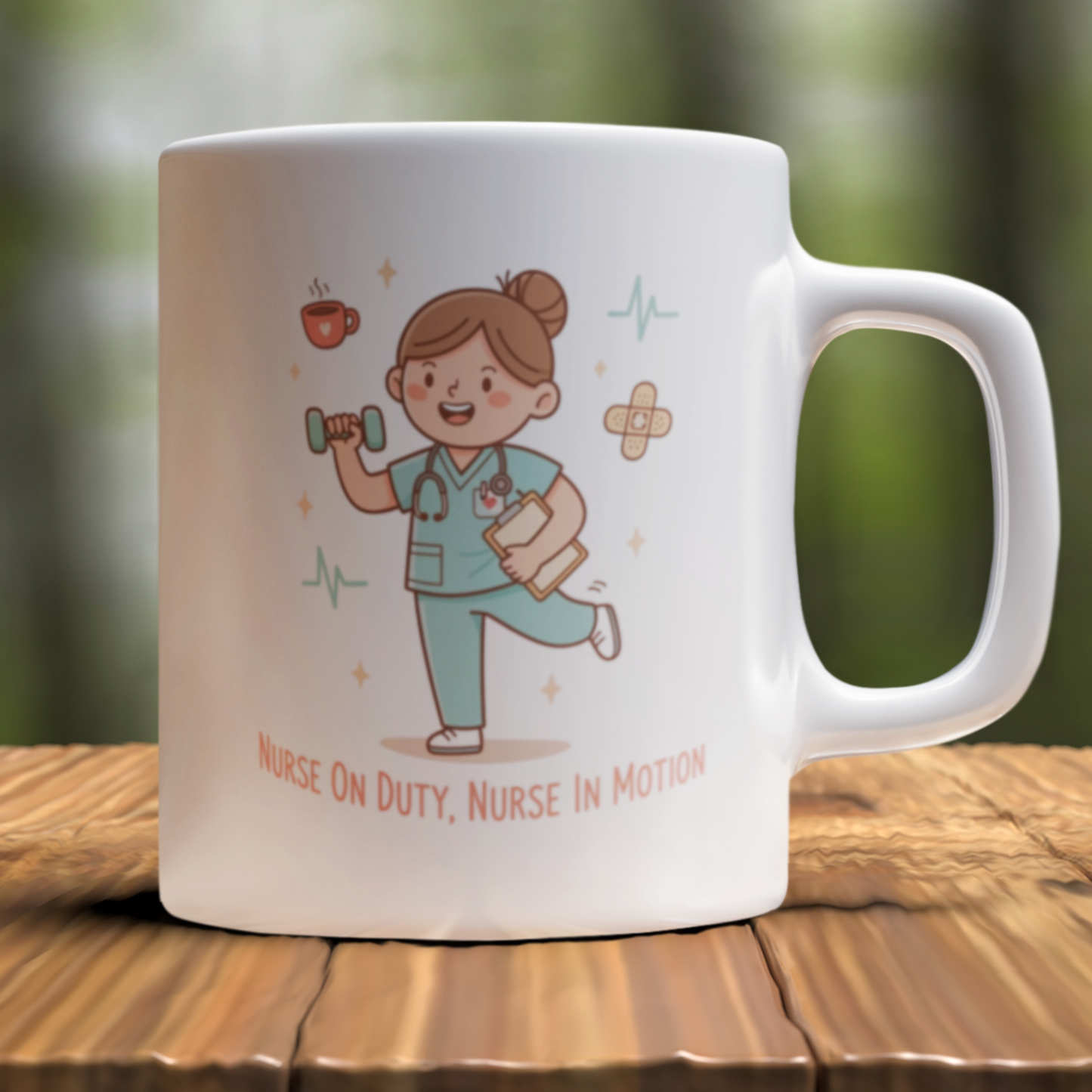 Nurse On Duty Nurse In Motion Mug