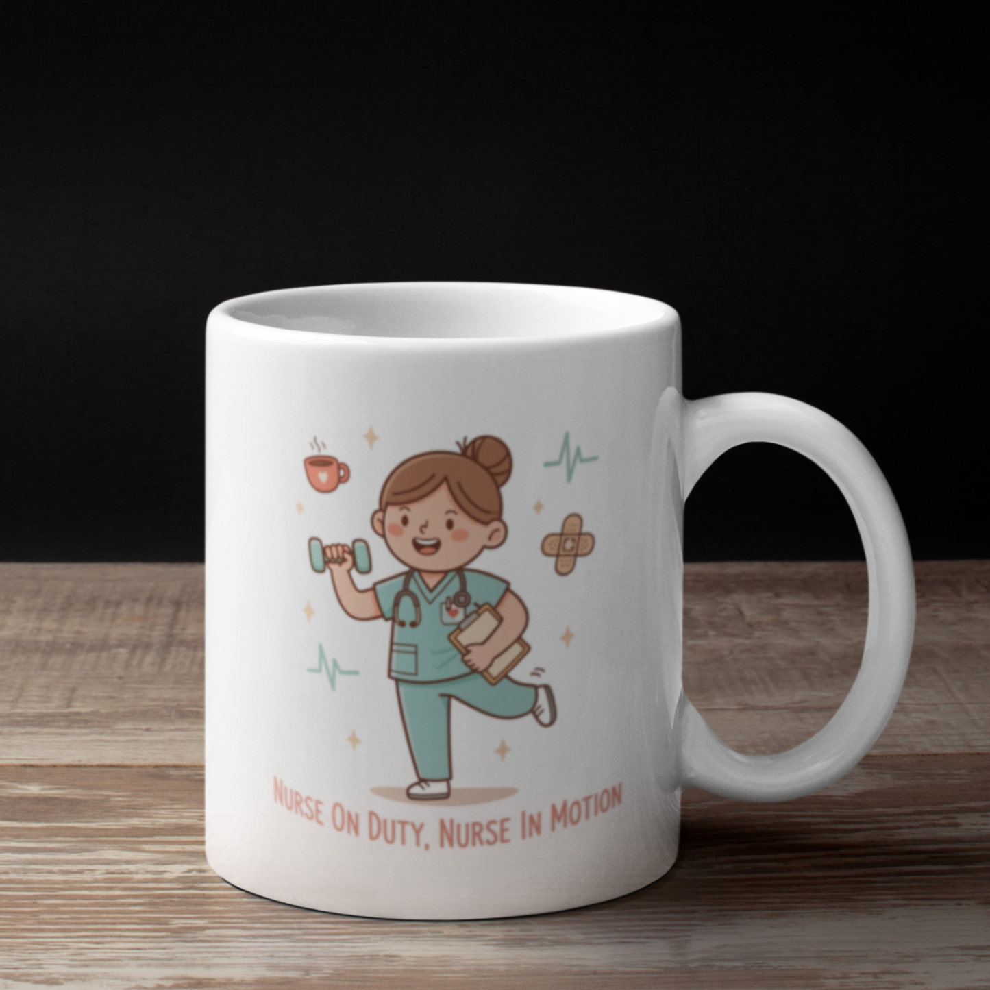 Nurse On Duty Nurse In Motion Mug