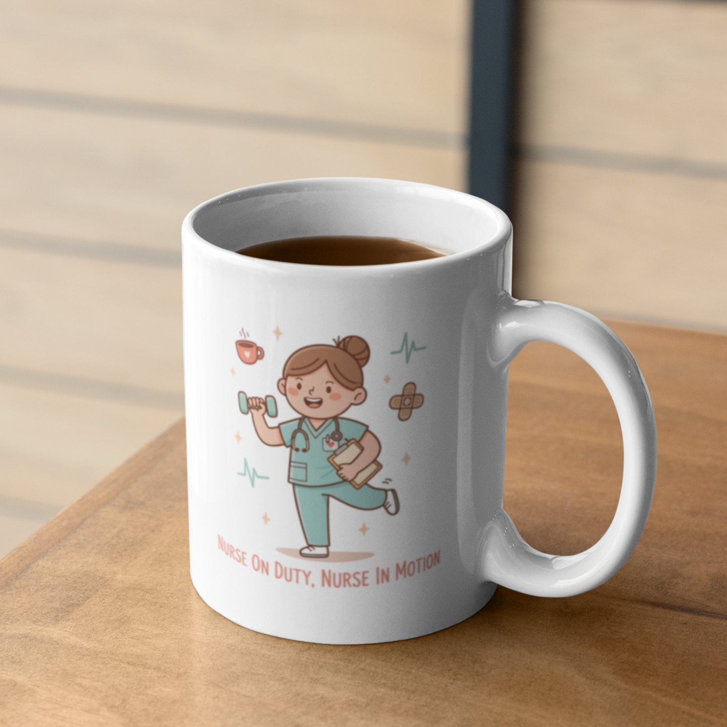 Nurse On Duty Nurse In Motion Mug