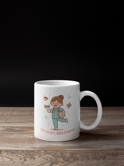 Nurse On Duty Nurse In Motion Mug