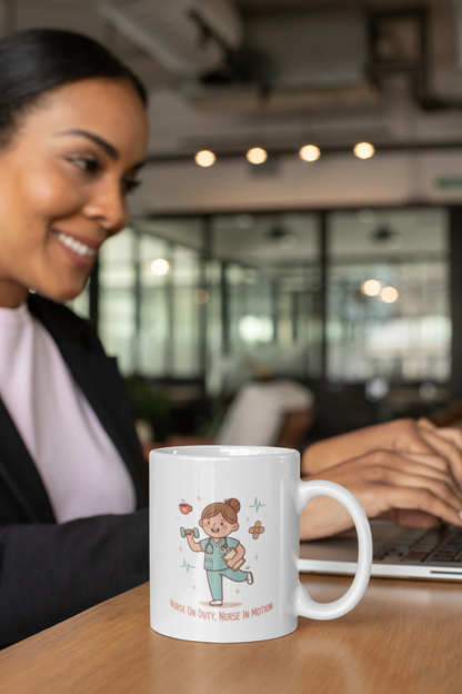 Nurse On Duty Nurse In Motion Mug