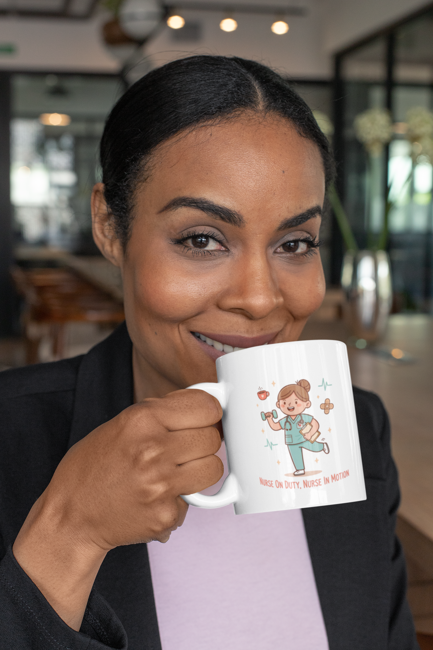 Nurse On Duty Nurse In Motion Mug