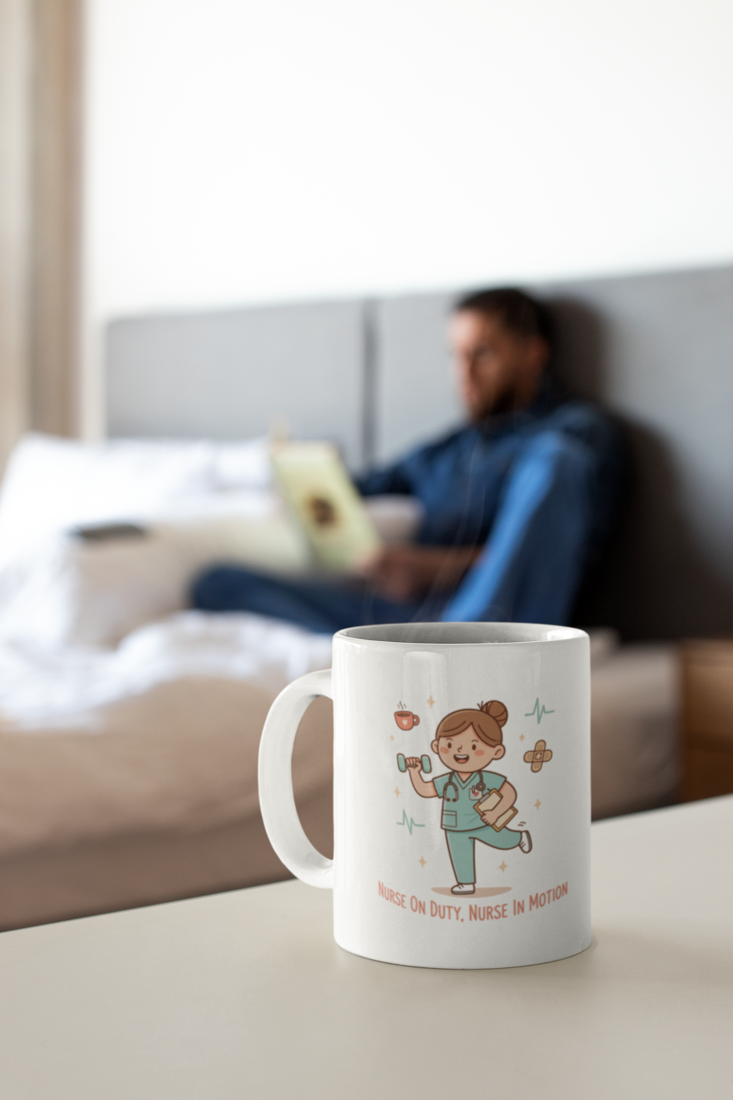 Nurse On Duty Nurse In Motion Mug
