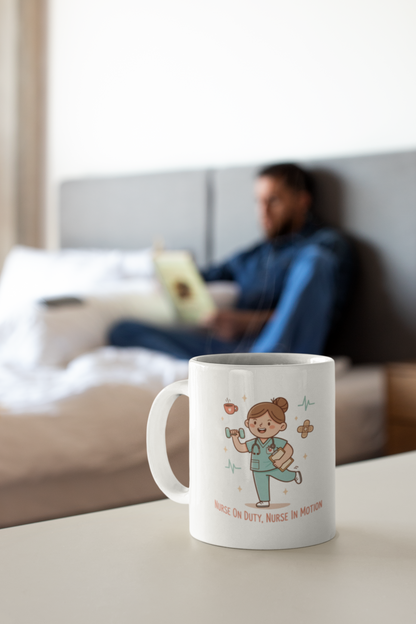 Nurse On Duty Nurse In Motion Mug