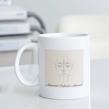 Aesthetic Medical Mug – Minimalist Facial Line Design