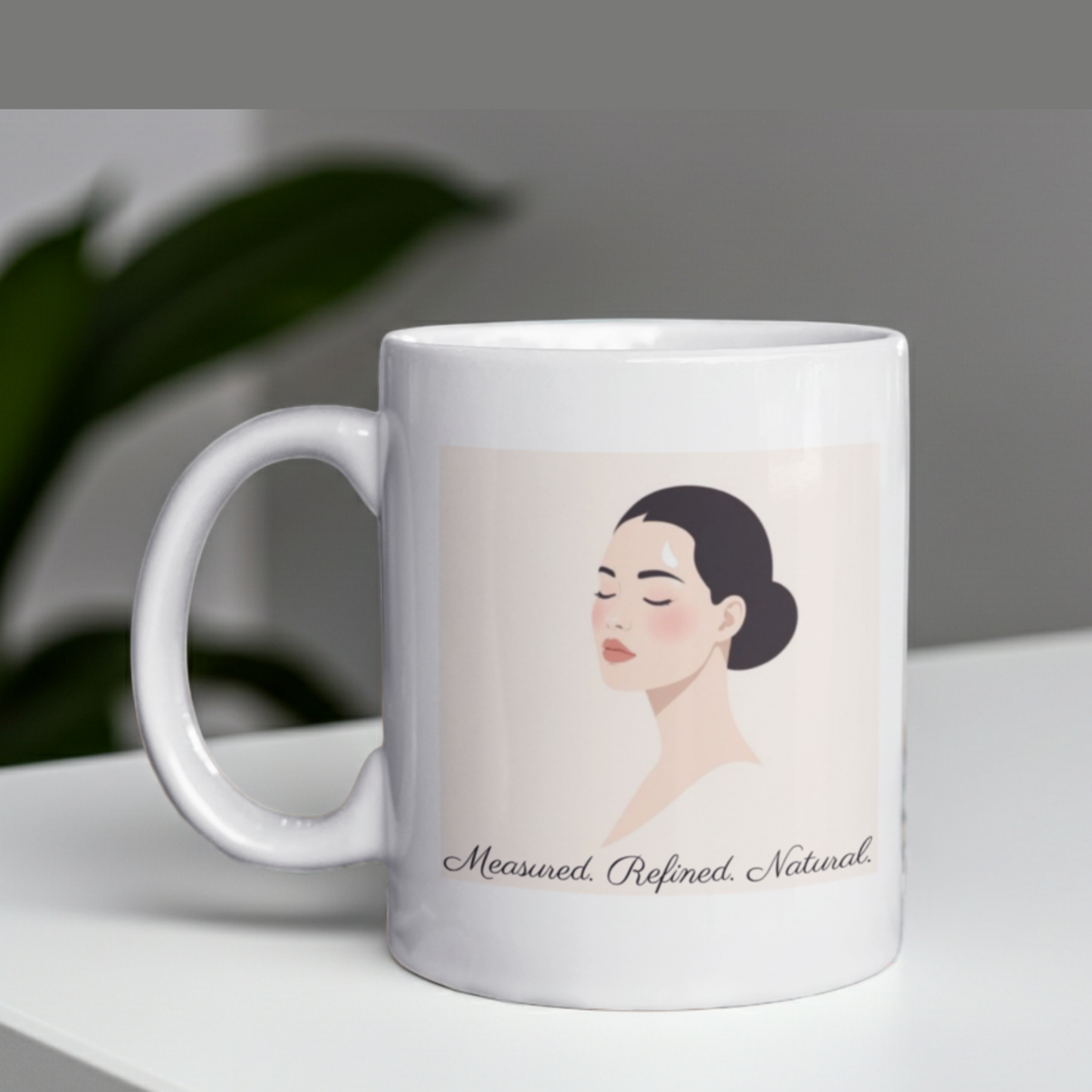 Aesthetic Beauty Mug – Minimalist Skincare Design