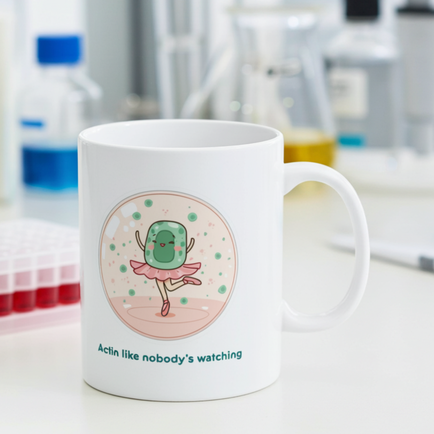 Biology Mug - Actin Like Nobody’s Watching