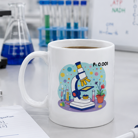 Experiments Improve with Coffee Mug – P < 0.001 Science Design