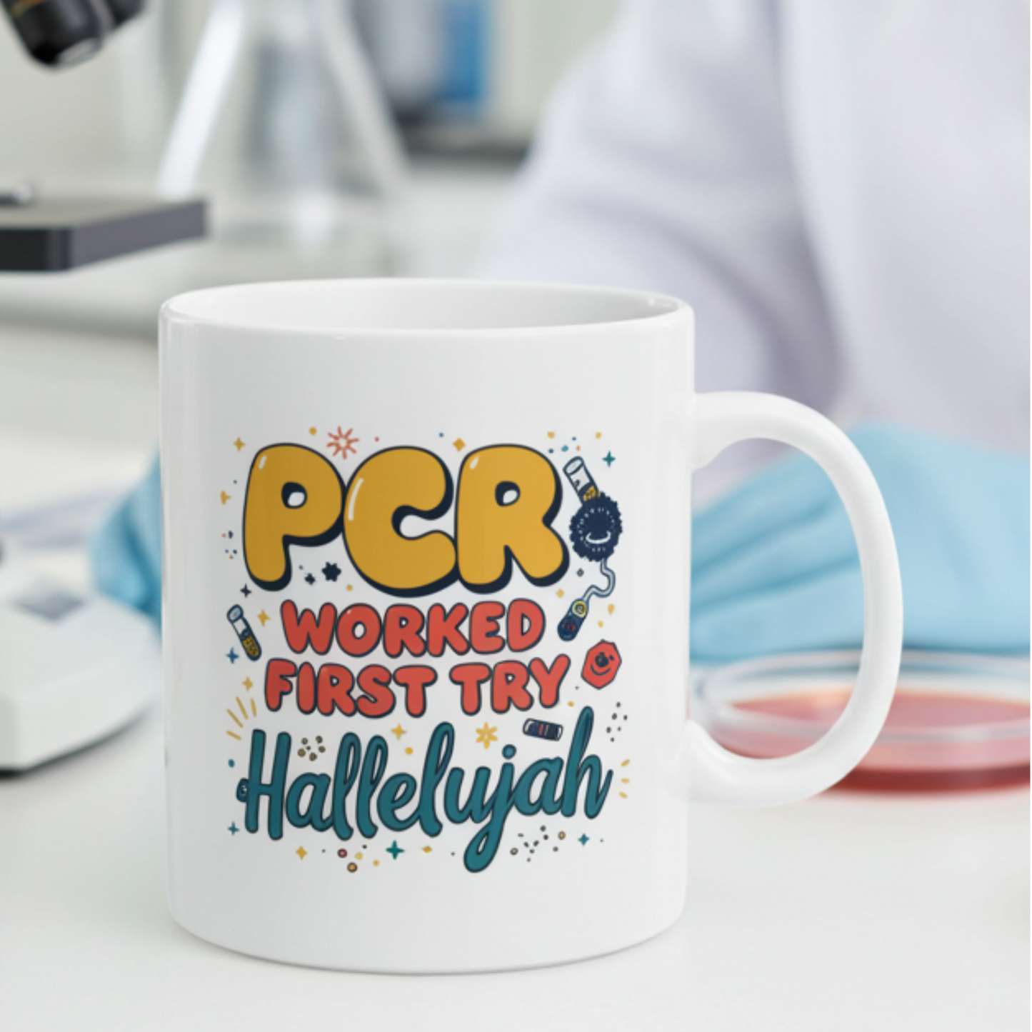 Hallelujah PCR Mug