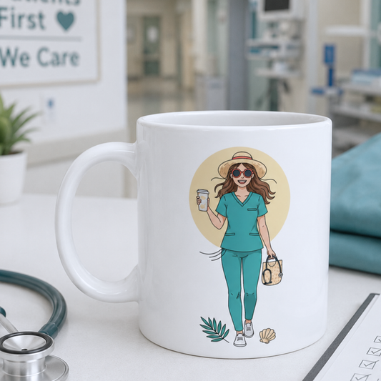 Healthcare Worker Mug – Yes, Healthcare Workers Love Holidays Too