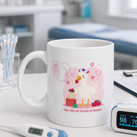 You Are My Favorite Nurse Mug – Funny Nurse Gift, Cute Nurse Appreciation Coffee Mug, Healthcare Worker Gift