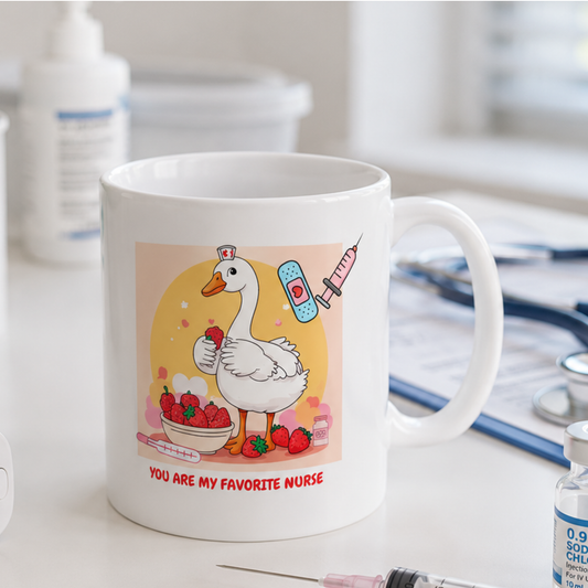 You’re My Favorite Nurse Mug – Cute Appreciation Gift Design