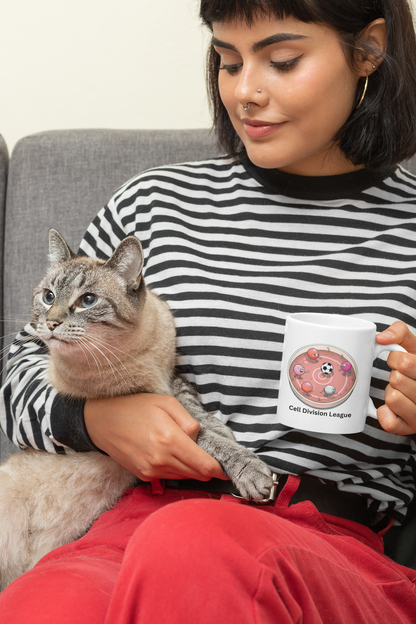 Cell Division League Mug – Biology Soccer Petri Dish