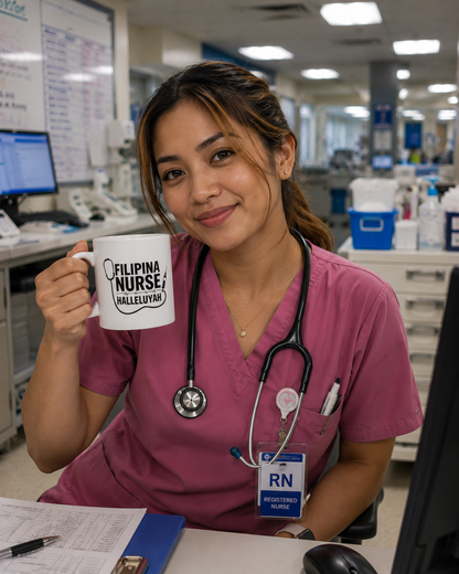 It is a Filipina Nurse