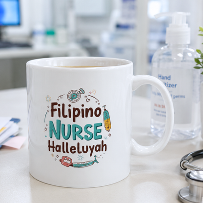 Filipino Nurse Halleluyah Mug