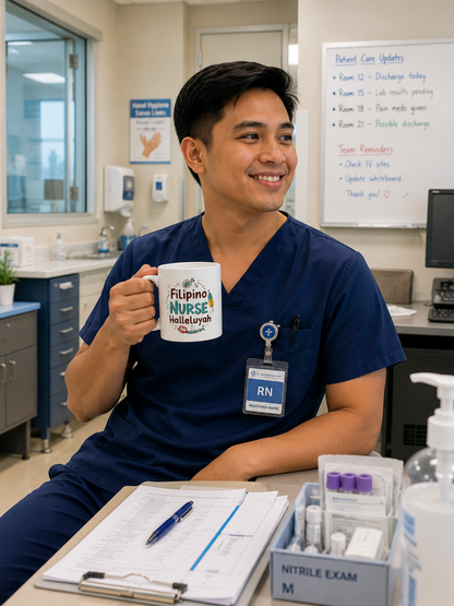 Filipino Nurse Halleluyah Mug
