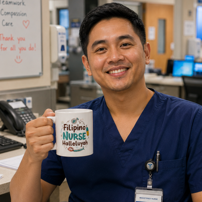 Filipino Nurse Halleluyah Mug